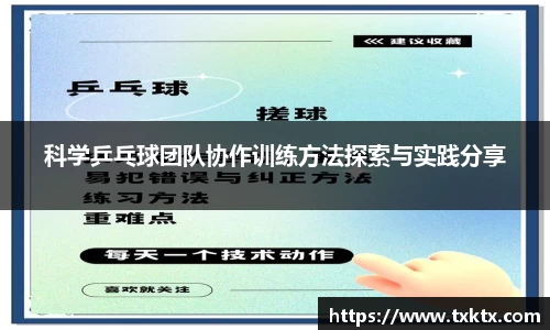 科学乒乓球团队协作训练方法探索与实践分享